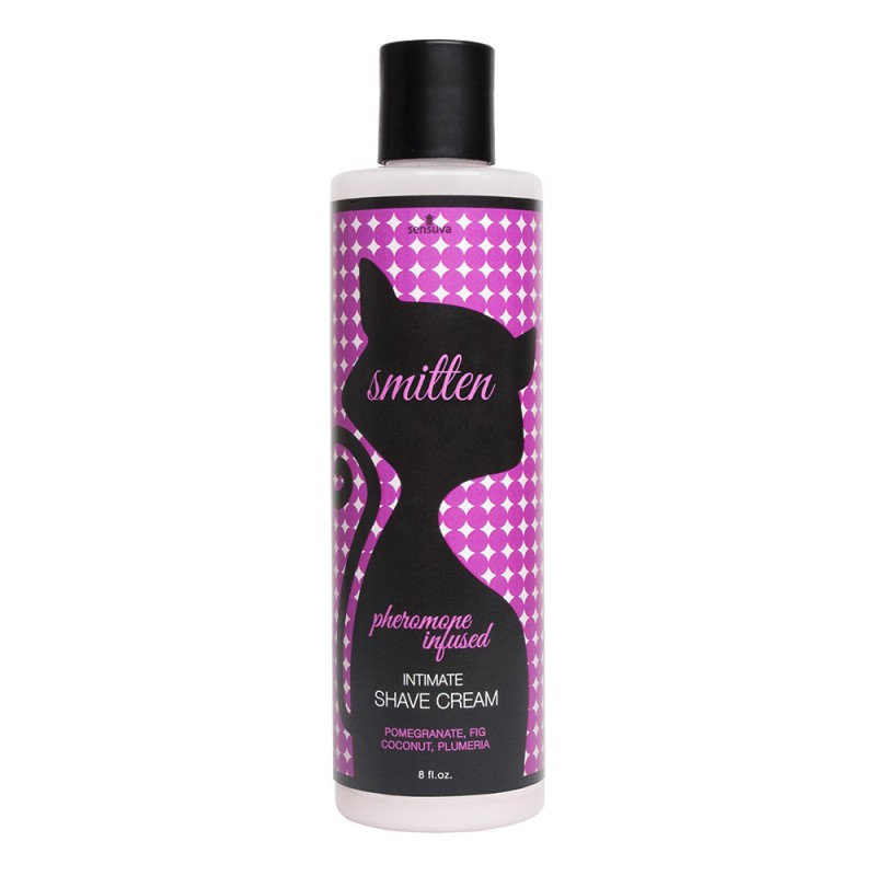 Sensuva Smitten Pheromone-Infused Intimate Shave Cream 8 fl oz - Pomegranate, Fig, Coconut, & Plumeria